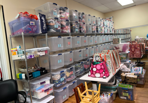 material supply room at Miravia